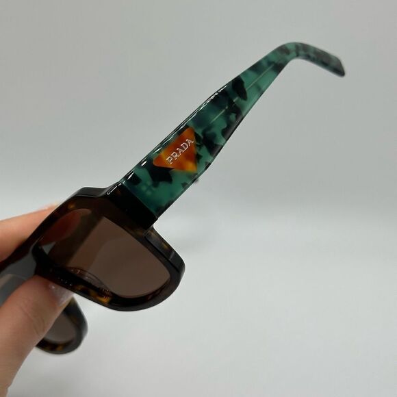 PRADA Sunglasses PR22YS 2AU06B Havana Unisex NEW - Picture 5 of 11